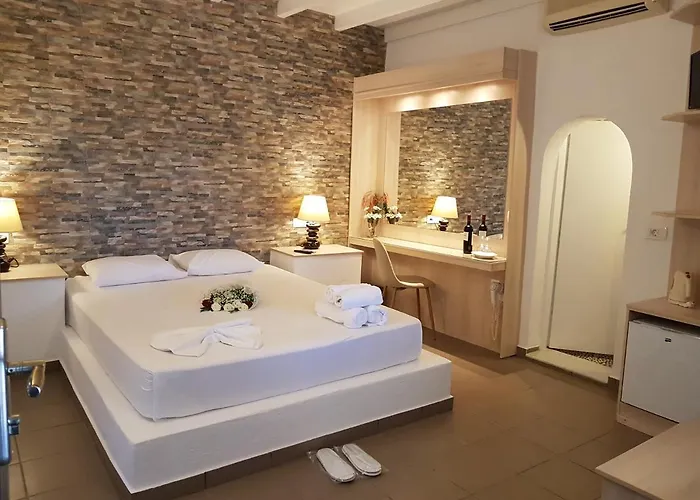 Abelonas Village Lägenhetshotell Megalochori (Santorini)